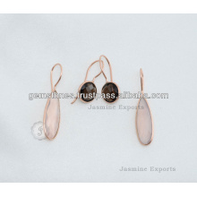 Handmade Jewelry, Wholesale rose gold gemstone earrings